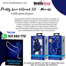 Pretty Love Powerful Ring 10 Vibración Funciones DAREY ANILLO VIBRADOR DOBLE CONEJO AZUL 