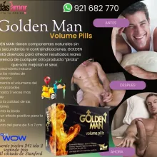 GOLDEN MAN tienen componentes naturales sin efectos Aumento del pene de 5 a 7 cm