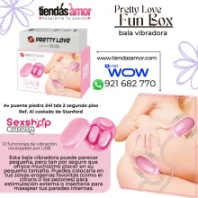 Pretty Love Fun Box bala vibradora 12 funciones de vibración recargable por USB