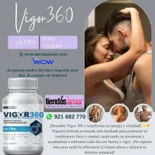 Vigor 360 Ultra Testo Complex para hombres Natural Max 60 cápsulas para suministro de 1 mes .