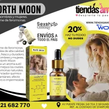 Perfume North Moon de alta calidad natural fresco y duradero con feromonas para hombres y mujeres. Aceite esencial corporal.