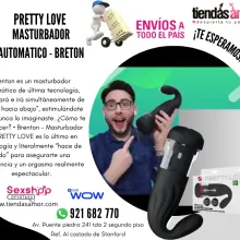 Masturbador Automatico - Breton arriba hacia abajo estimulándote como nunca lo imaginas