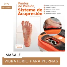 Masaje Vibratorio y Acupresión para Piernas y Pies Neuropatía fascitis plantar 