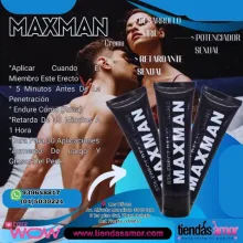 CREMA MAXMAN DESARROLLO VIRILRETARDANTE Y POTENCIADOR SEXUAL