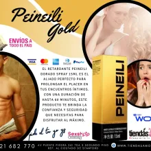 PEINEILI Retardante Peineili DORADO Spray 15ml dura mas de 60 minutos
