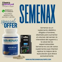 SEMENAX MEJORA EL ESPERMA-SEXSHOP-LOS OLIVOS