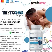 Testo360 Original ERECCIONES FUERTES Y DE LARGA DURACIÓN PLACER SEXUAL AL MÁXIMO