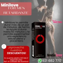 Minilove For Men Retardante 1 botella de 10 ml de spray retardante te permite durar más de un par de minutos