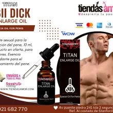 Titan Gel Titan Enlarge Oil 30ml Aceite de masaje herbario para hombre -aceite nutritivo para el sexo XXL
