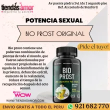 Bio Prost Original REVOLUCIÓN EN EL TRATAMIENTO DE LA PROSTATITIS Aumenta la duración del acto sexual.