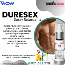 Duresex Spray Retardante el deseo sexual y retardan la eyaculación de forma muy efectiva y más adecuada.