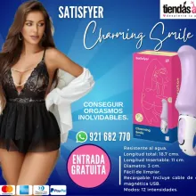 Vibrador Satisfyer Charming Smile Usb 12 programas de vibración intensa
