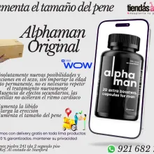 Alphaman SUPLEMENTO ALPHAMAN POTENCIALIZADOR RENDIMIENTO SEXUAL Mejora del rendimiento 