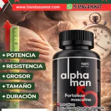 ALPHA MAN llegó para elevar tu potencia al máximo.