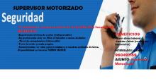 SUPERVISOR MOTORIZADO PARA EMPRESA DE SEGURIDAD